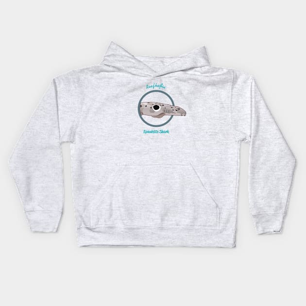 Epaulette Shark Kids Hoodie by Reefhorse